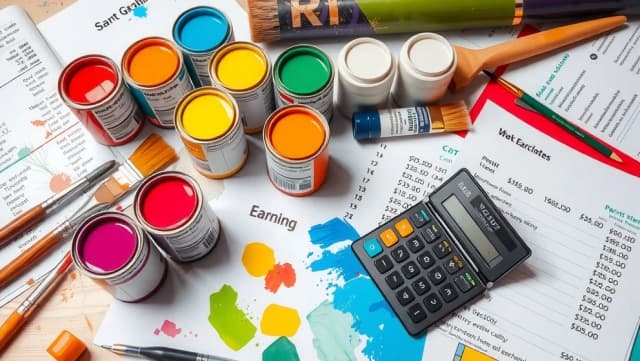 Hur mycket tjänar en målare efter skatt